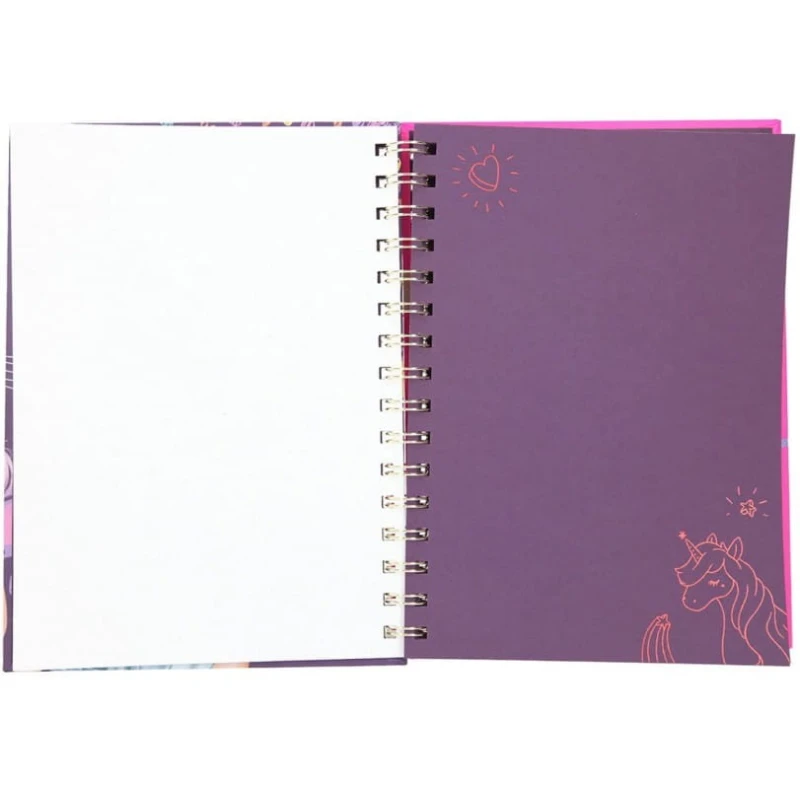 Kolorowanka z Ciemnymi Stronami, Naklejkami i Neonowymi Długopisami - TopModel