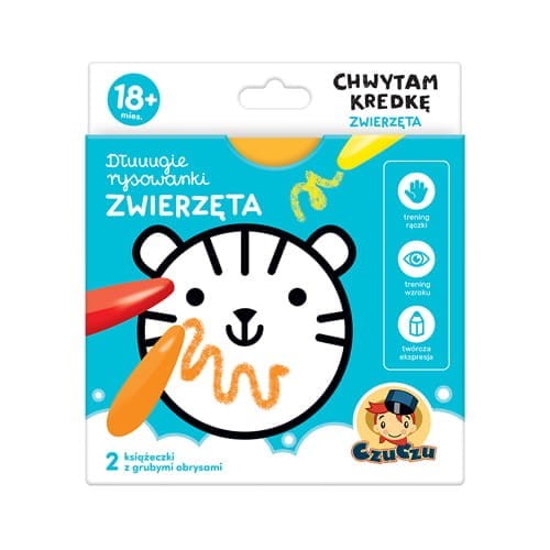 Dłuuugie rysowanki Zwierzęta. Chwytam kredkę