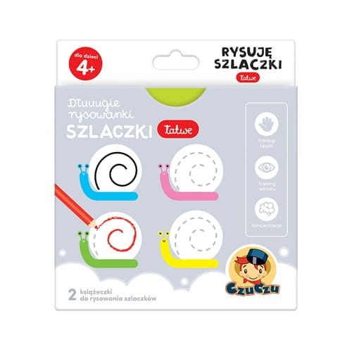 Dłuuugie rysowanki. Rysuję Szlaczki Łatwe