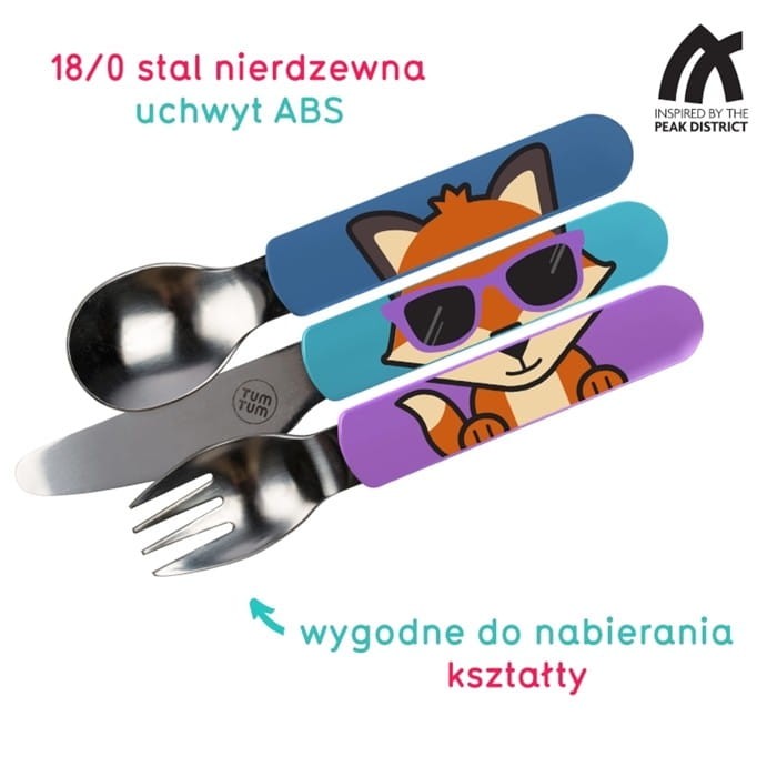 Sztućce dla Dzieci Lisek - Tum Tum