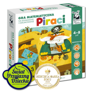 Piraci. Gra matematyczna na dodawanie i odejmowanie - Kapitan Nauka