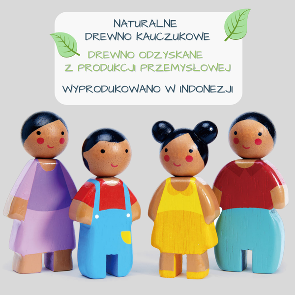 Rodzinka Leaf, zestaw figurek - Tender Leaf Toys