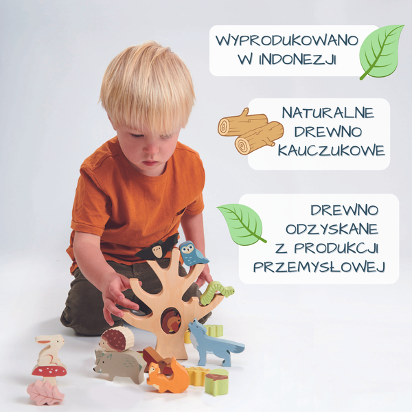 Gra Zręcznościowa Leśne Zwierzątka - Tender Leaf Toys