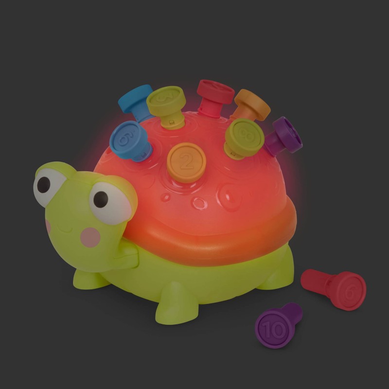 Interaktywny Żółw Edukacyjny – do nauki liczenia i kolorów - b.toys