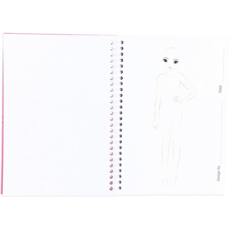 Szkicownik z Naklejkami Modelki Good Vibes - TOPModel