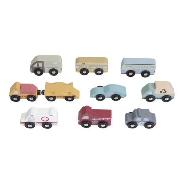 Zestaw 9 pojazdów do torów- Little Dutch