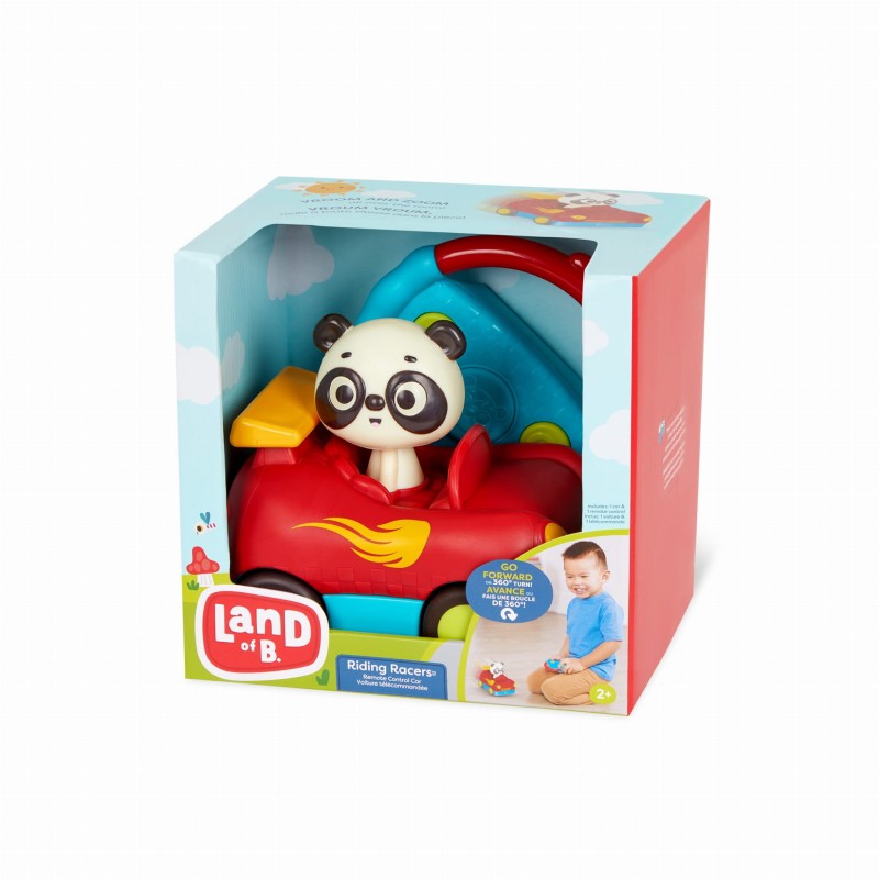 B.toys - auto zdalnie sterowane z pasażerem Riding Racers Bingo Panda