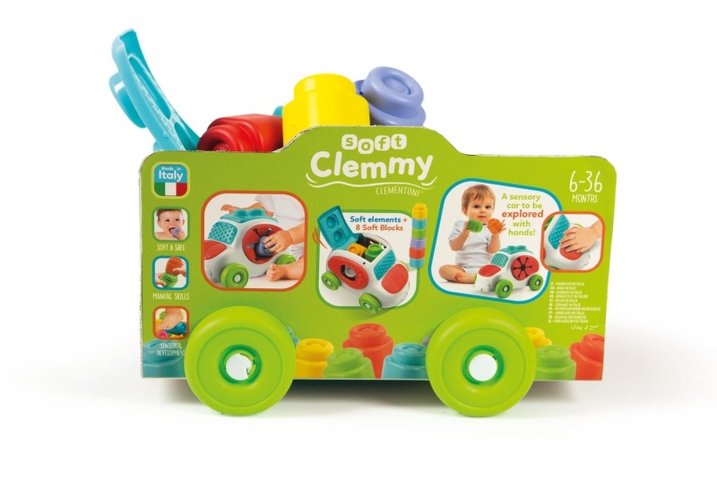 Sensoryczne Autko z Miękkimi Klockami - Clementoni