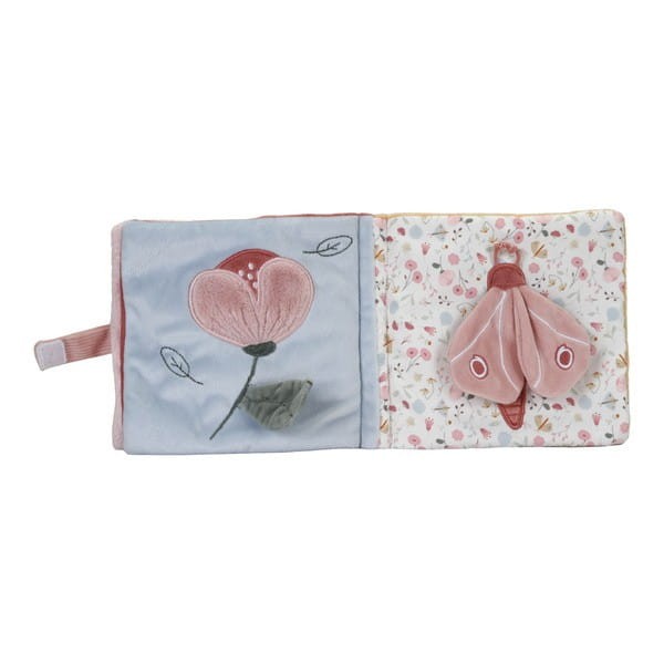 Miękka Książeczka z Lusterkiem Flowers & Butterflies - Little Dutch