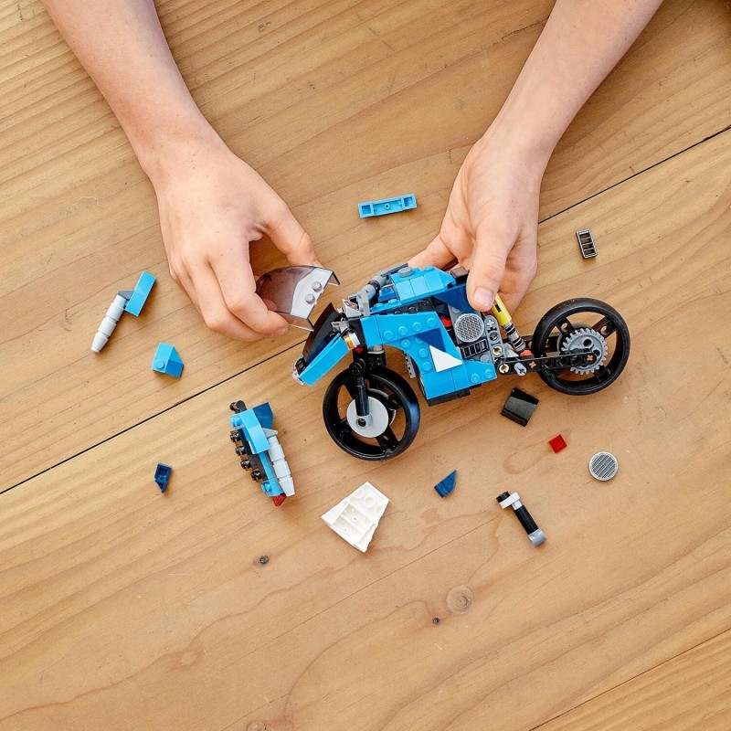 Klocki LEGO Creator 3w1 Supermotocykl 31114