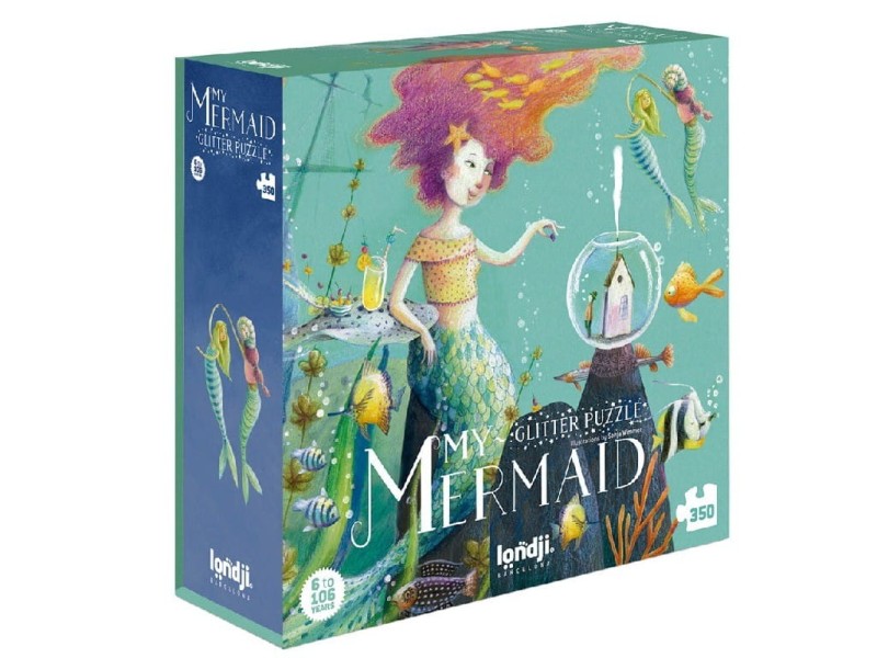 Błyszczące Puzzle My Mermaid 350 el. - Londji