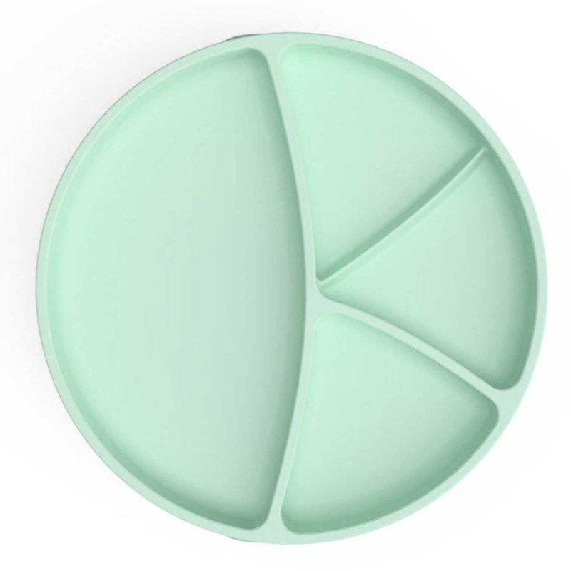 Talerzyk z Przyssawką i Przegródkami Miętowy - Everyday Baby