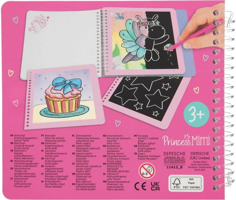 Zdrapywanka Princess Mimi Magic Scratch - Depesche