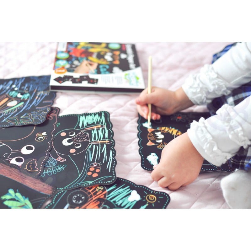 Wydrapywanki dla Dzieci Zwierzaki Pet Set 7 szt.- Woopie