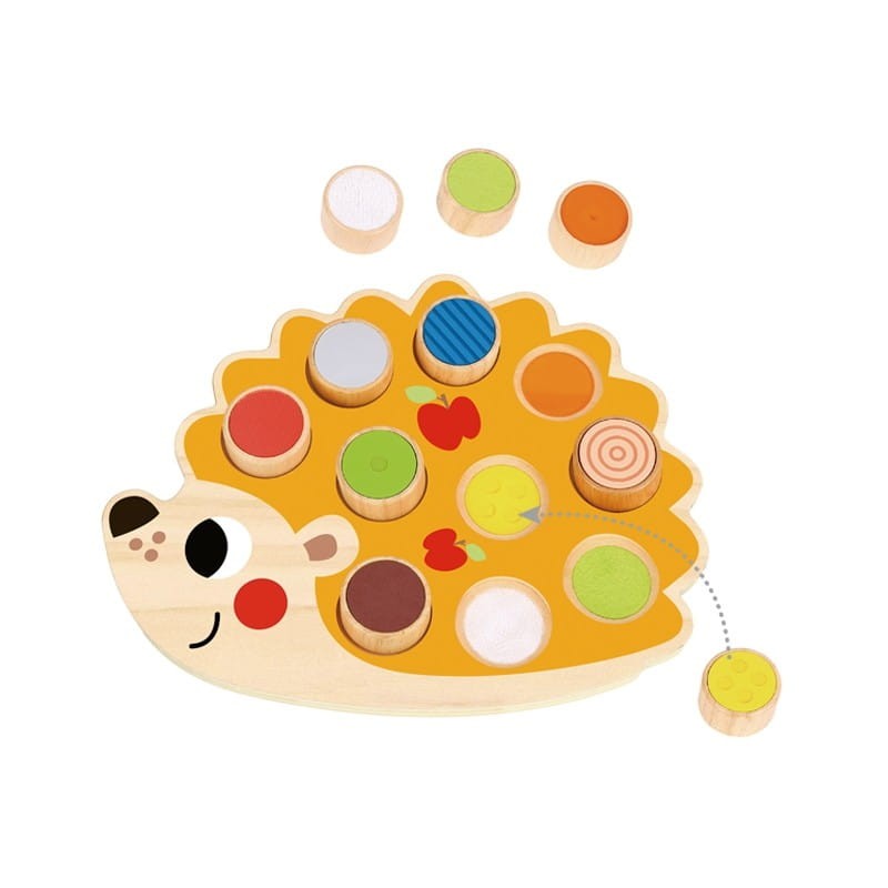 Układanka sensoryczna Jeż - Tooky Toy