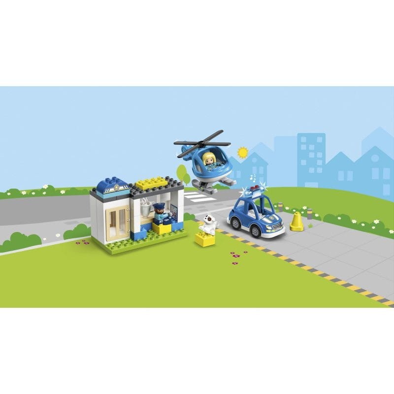 Posterunek policji i helikopter 10959 Klocki Lego Duplo
