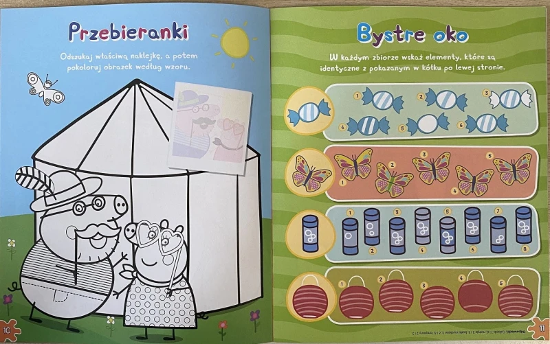 Świnka Peppa Chrum Chrum Lato wszędzie Zabawy z naklejkami