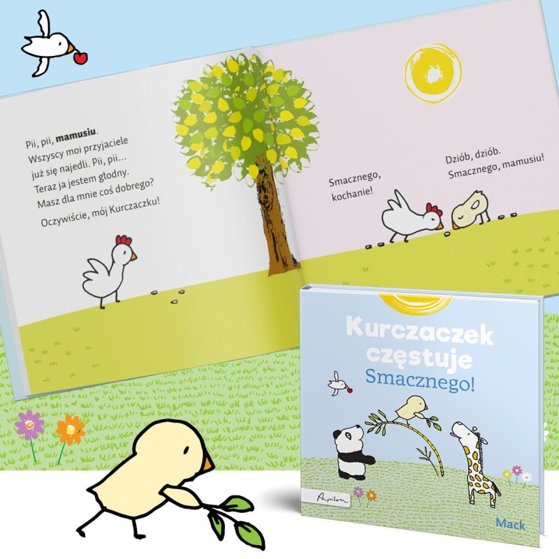 Kurczaczek częstuje. Smacznego!
