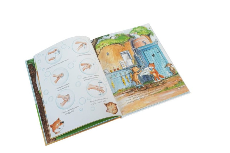 Myjemy łapki, o tak! Opowieść o higienie