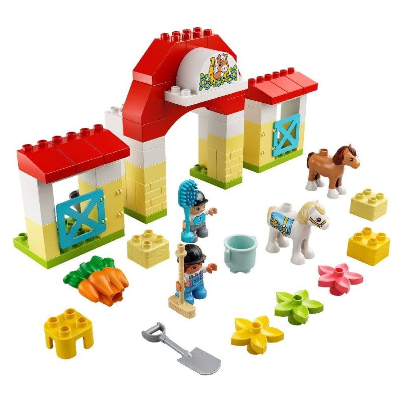 Zestaw Klocków Lego Duplo Stadnina i kucyki 10951