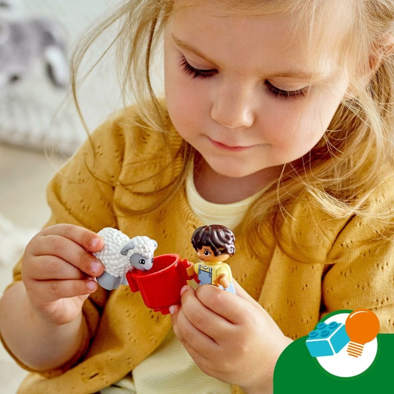 Zestaw Klocków Lego Duplo Stodoła, traktor i zwierzęta gospodarskie 10952
