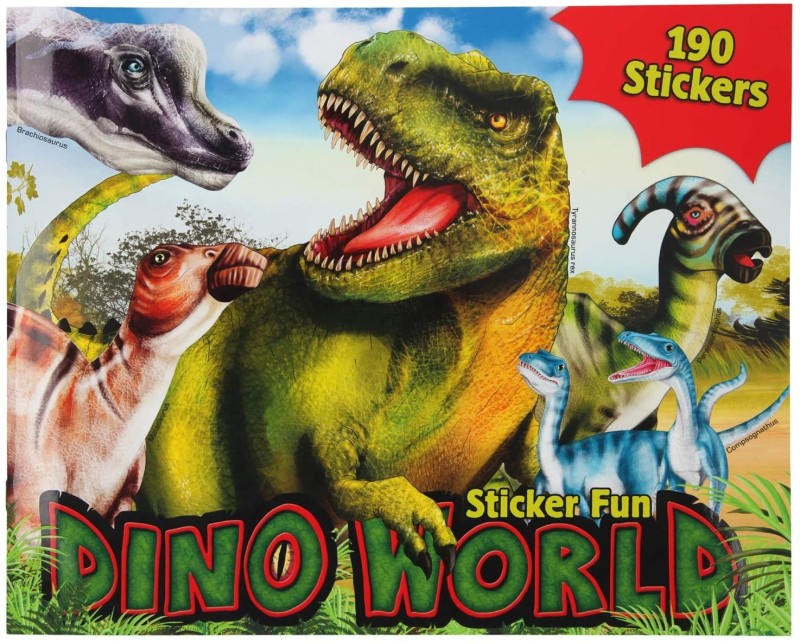 Album z naklejkami Dino World kreatywny zeszyt - Depesche