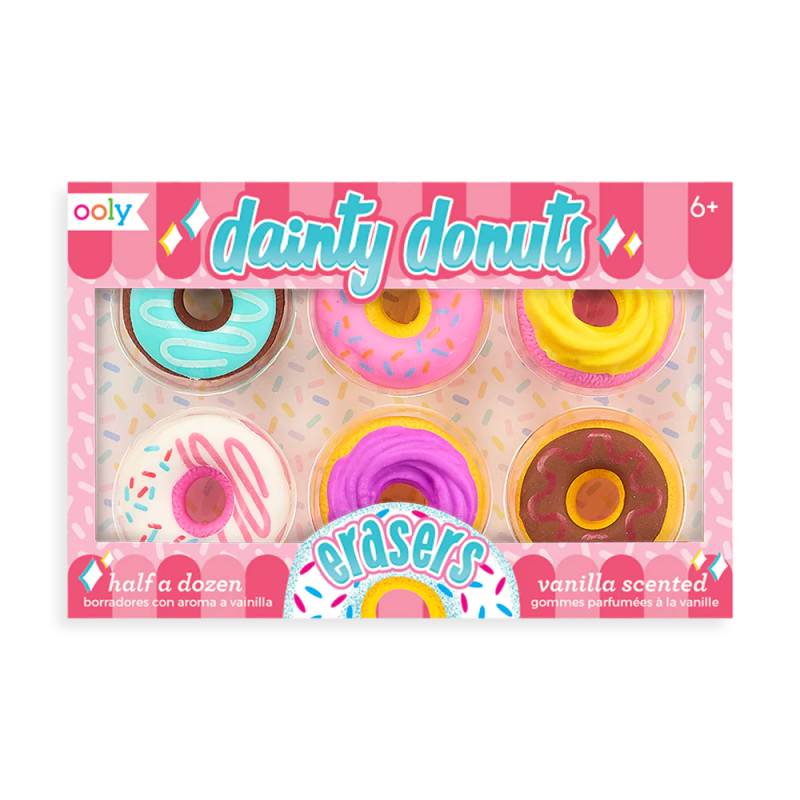 Ooly - pachnące gumki do mazania pączki Donuts 6 szt.