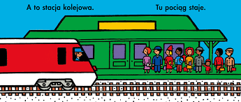 Pociagi - Byron Barton. Kartonowa Książeczka