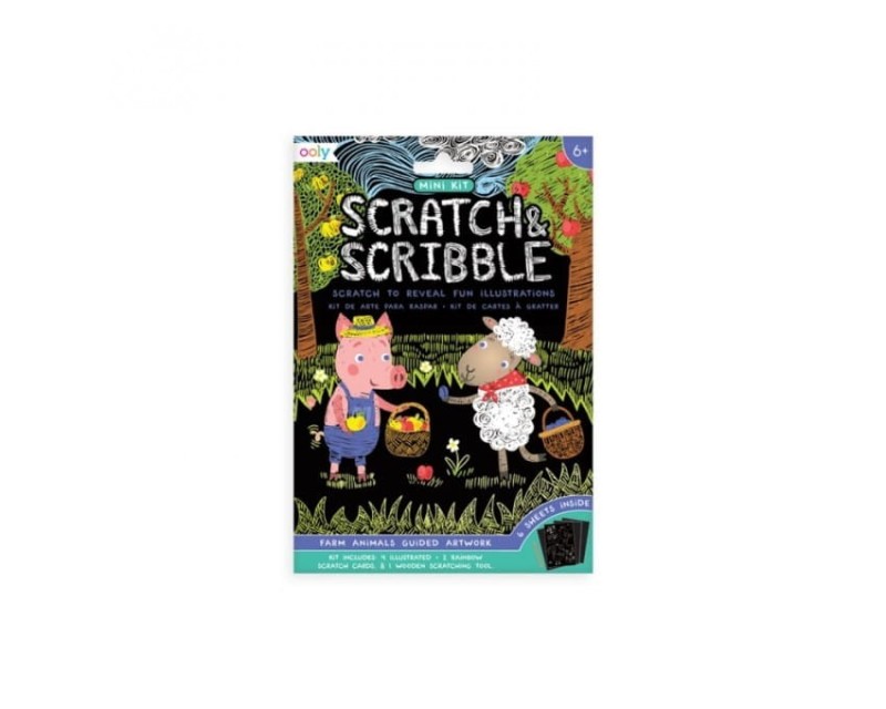 Kolorowe Wydparywanki 6 szt. Zwierzęta Domowe - Ooly