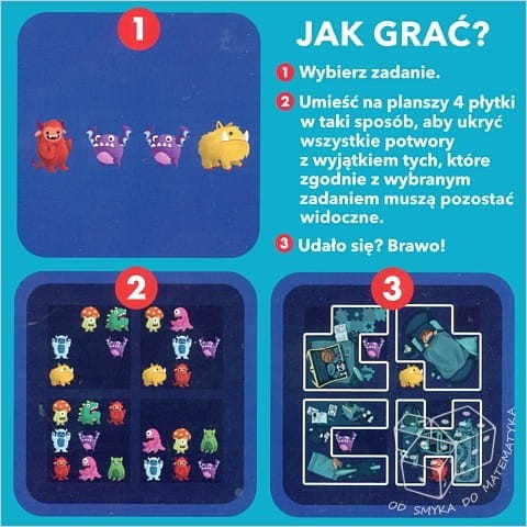 Gra Planszowa 6+ Potwory - Smart Games