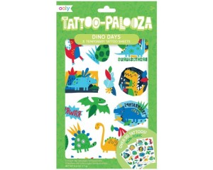 Zmywalne Tatuaże Dziecięce Dinozaury - Ooly