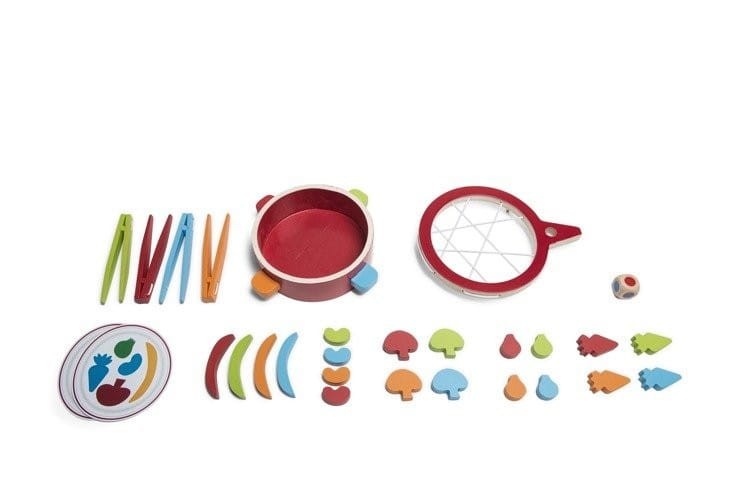 Gra Zręcznościowa ze Szczypcami Łowimy Warzywa Veggie - Bs Toys