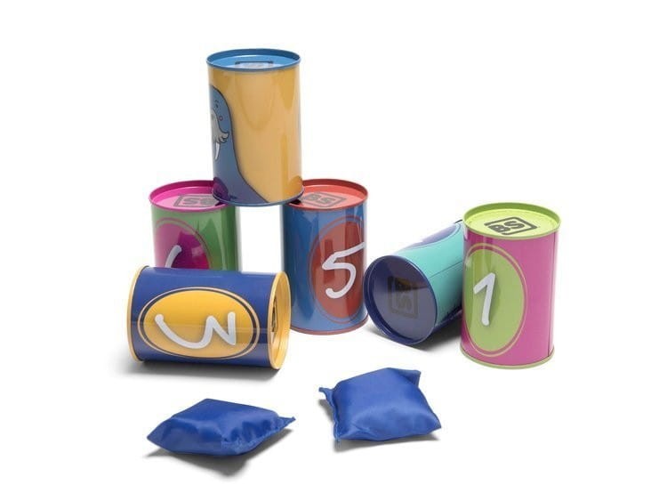 Rzucanie do Celu Strącanie Puszek Tin Throwing Animals - Bs Toys
