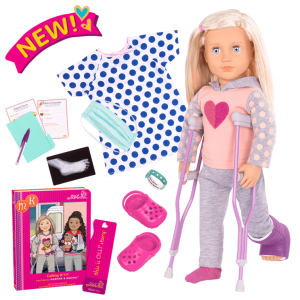 Lalka Pacjentka ze Złamaną Nogą Martha - Our Generation