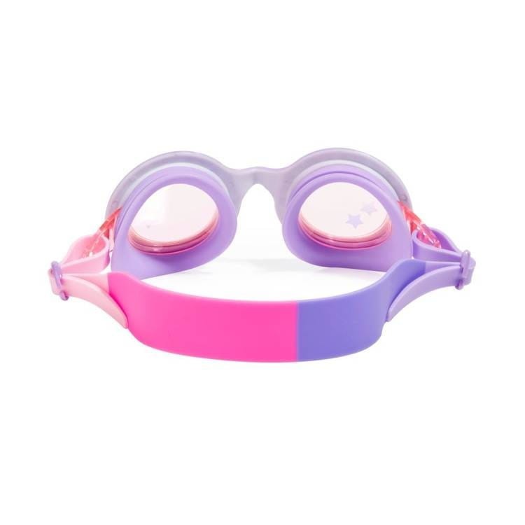 Okularki do pływania z Kryształkami Okrągłe Fioletowe - Bling2o