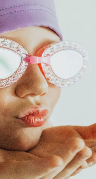 Okularki do pływania z Kryształkami Star Is Born - Bling2o