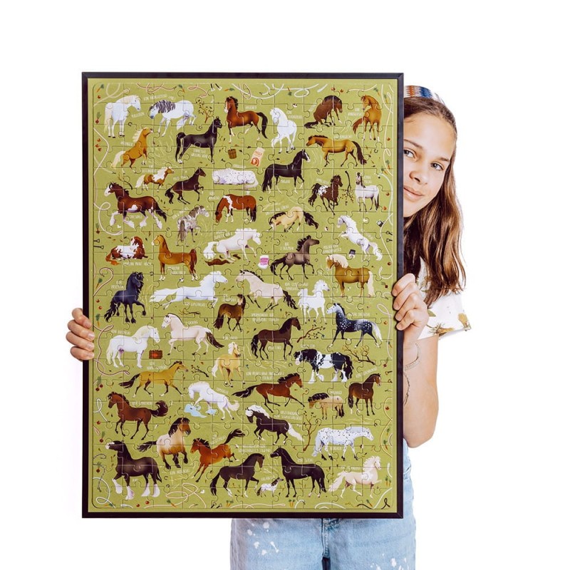 Puzzlove Konie 200 elementów - CzuCzu