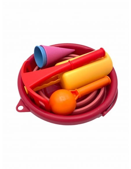 Składane Wiaderko z Zabawkami do Piasku 7w1 - CompacToys