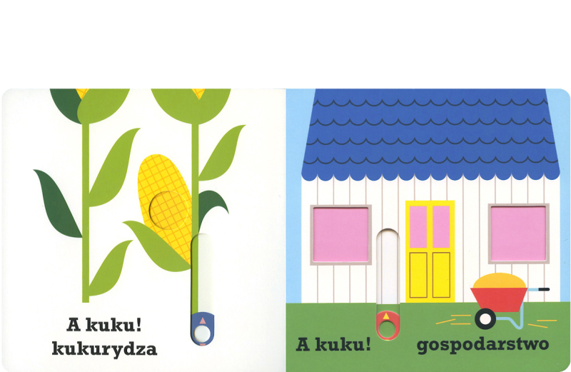 A kuku! Krowa - Książka z ruchomymi elementami