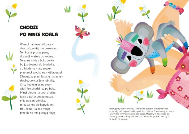 Idą mrówki po brzuszku. Wierszyki do zabaw dla maluszków