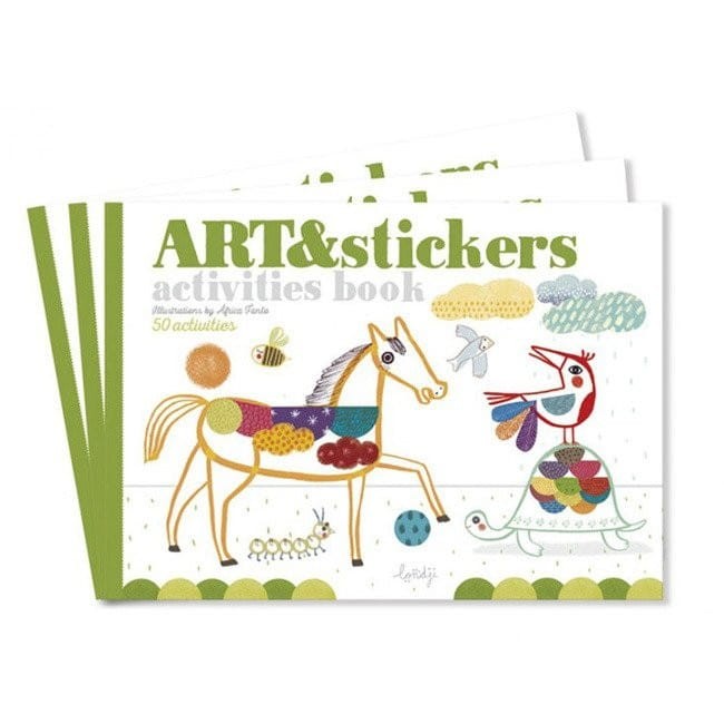Kreatywny zeszyt z naklejkami Art & Stickers - Londji