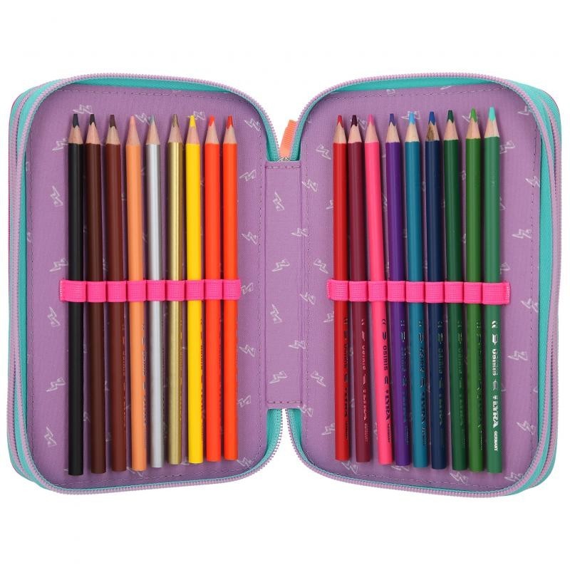 Potrójny Piórnik z Wyposażeniem Dancer Wrotki - TOPModel