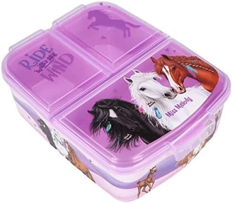 Lunchbox śniadaniówka z Przegródkami Konie - Miss Melody