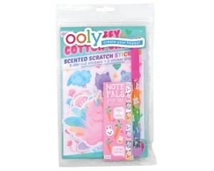 Ooly - zestaw prezentowy naklejki, karteczki, brokatowy długopis Przyjaciele