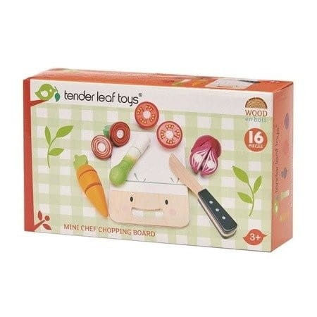 Drewniana Deska i Warzywa do Krojenia - Tender Leaf Toys