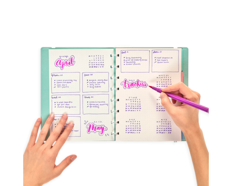 Pędzelkowe Pisaki Brilliant Brush 12 szt. - Ooly