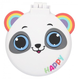 Składana Szczotka do Czesania Włosów z Lusterkiem Minimoomis biała