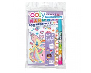 Ooly - zestaw na prezent naklejki, karteczki, brokatowy długopis Pączki