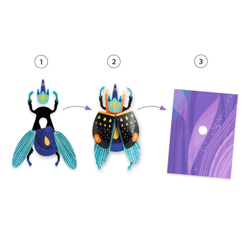 Owady 3D z Papieru - Djeco