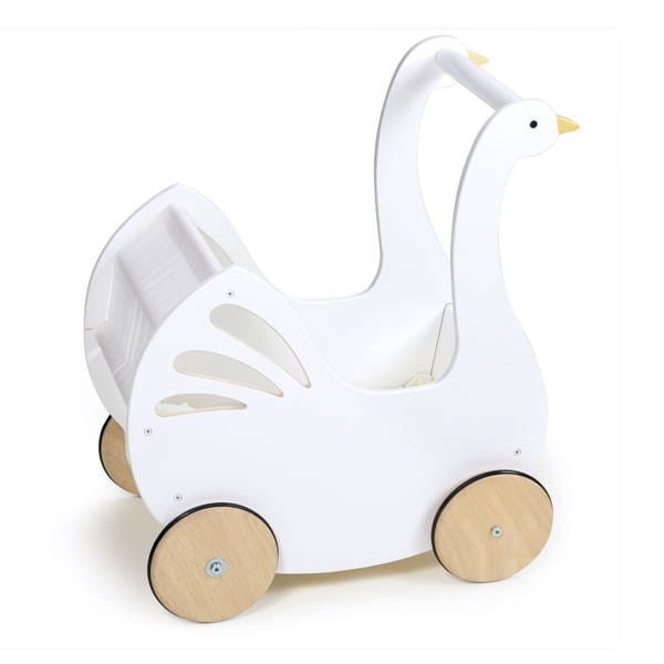 Wózek dla Lalek z Akcesoriami Łabędź - Tender Leaf Toys